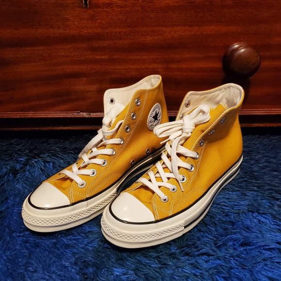 SOLD Yellow Chuck 70s Converse - Picture 3 of 4
